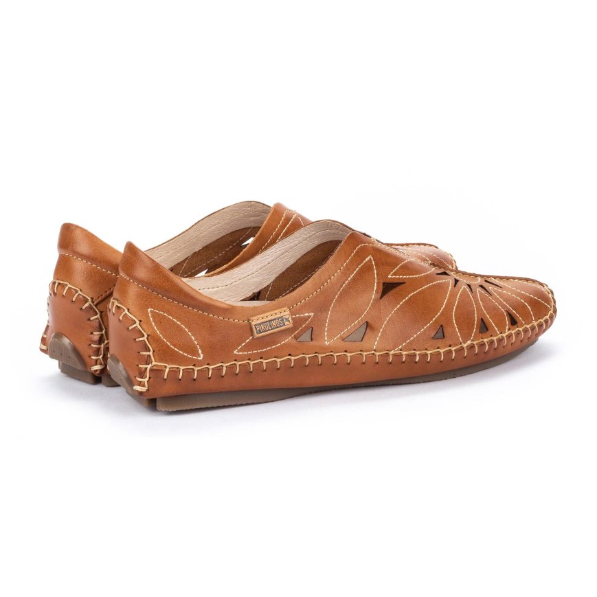 Women's Pikolinos JEREZ Moccasins Brown | NZ R517839